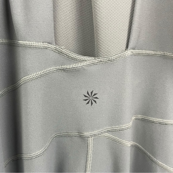 Athleta Pirouette Full Length Bodysuit in Metropolis Grey (Sage Green) Size M - Picture 11 of 13